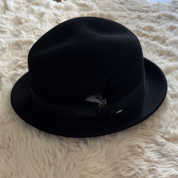 Bailey Of Hollywood Black Fedora Hat - Picture 1 of 5